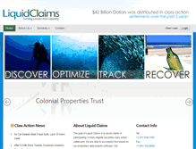 Tablet Screenshot of liquidclaims.com
